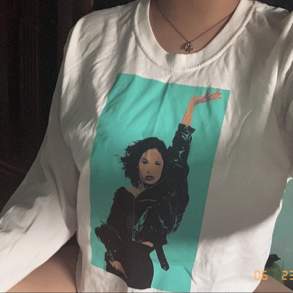 Longe sleeve crop top:p